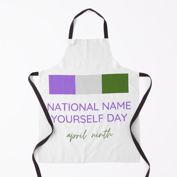 Item preview, Genderqueer Pride National Name Yourself Day April Ninth designed and sold by CJ Vanderbeek.