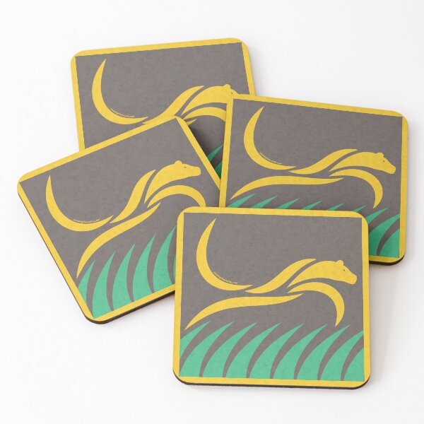 Lioness On The Hunt | Twenty Four Wild Coasters (Set of 4)