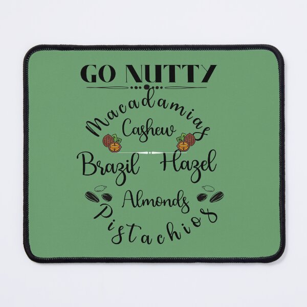 Item preview, Go Nutty - Typography designed and sold by SBWorld.