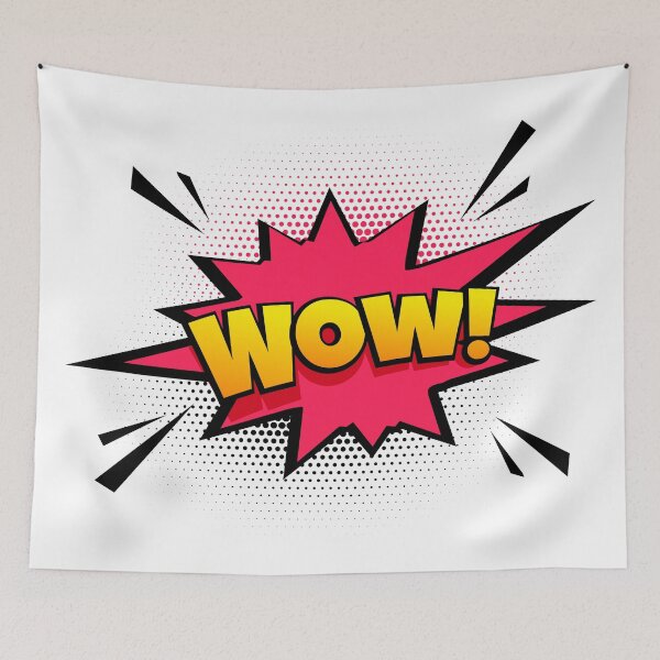 Item preview, Comic speech WOW! designed and sold by ReydaDesign.