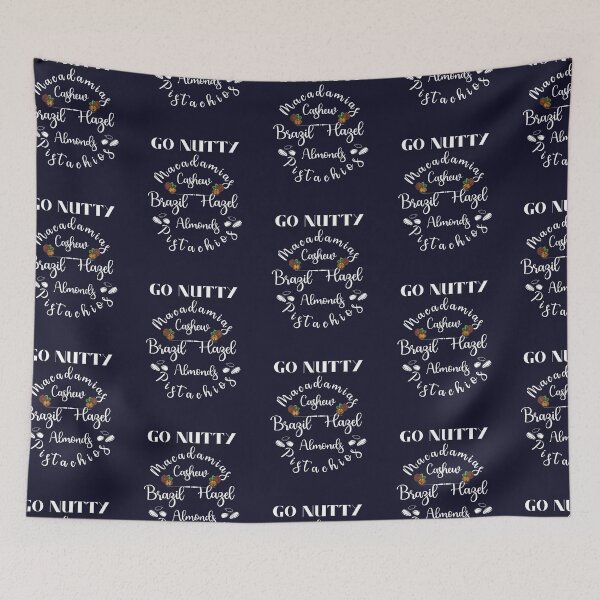 Item preview, Go Nutty - Typography designed and sold by SBWorld.