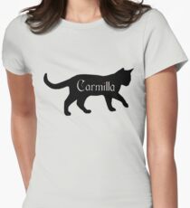 Carmilla the Cat Women's Fitted T-Shirt