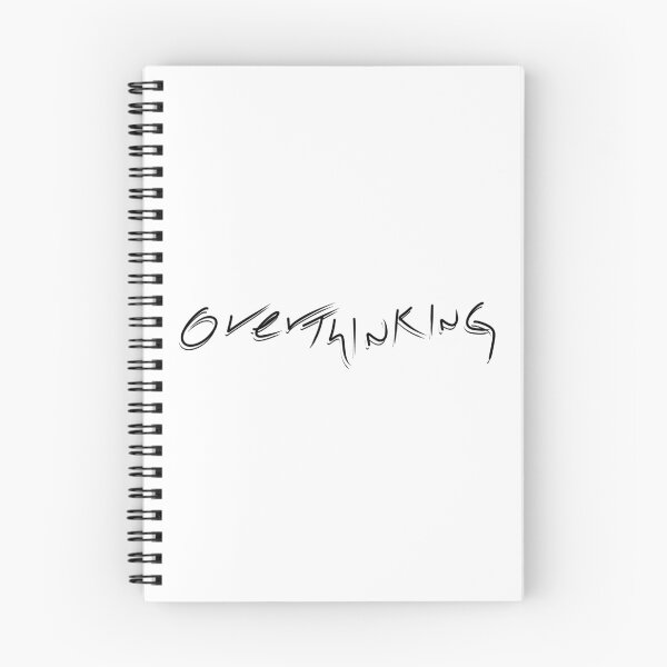 Item preview, Overthinking, handwritten funny quotes designed and sold by Meo Design.