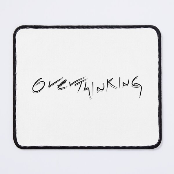 Item preview, Overthinking, handwritten funny quotes designed and sold by Meo Design.