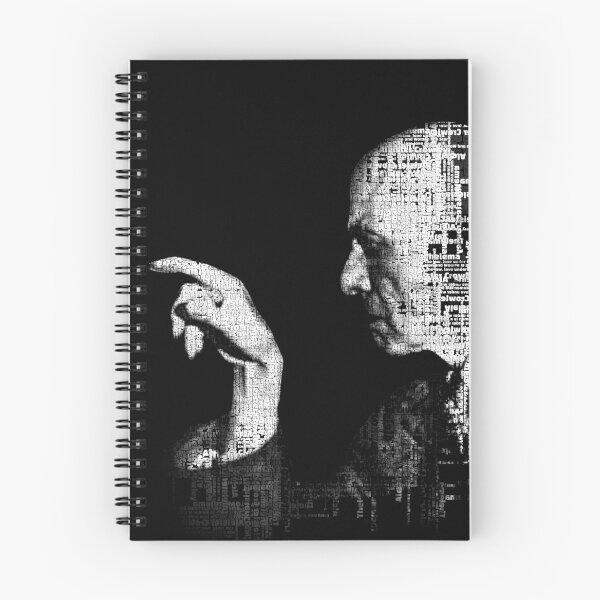 Item preview, Aleister Crowley Typographic Portrait designed and sold by ksillustrationart.