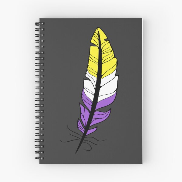 Item preview, Non Binary Feather designed and sold by Pridish.
