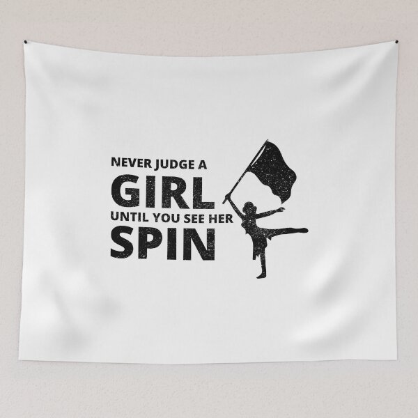 Item preview, Winter Color Guard Flag Corps Dance Dancer designed and sold by CuteDesigns1.