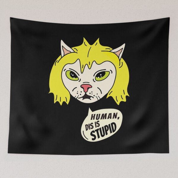 Item preview, Cat With Wig Human designed and sold by BufFord71.