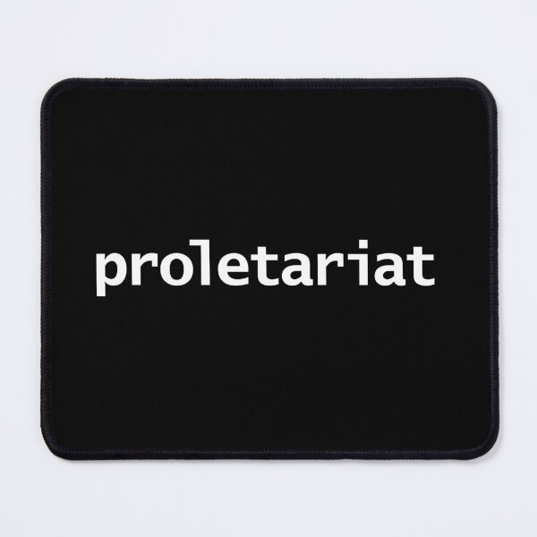 Item preview, Proletariat Typography White Text designed and sold by ellenhenry.