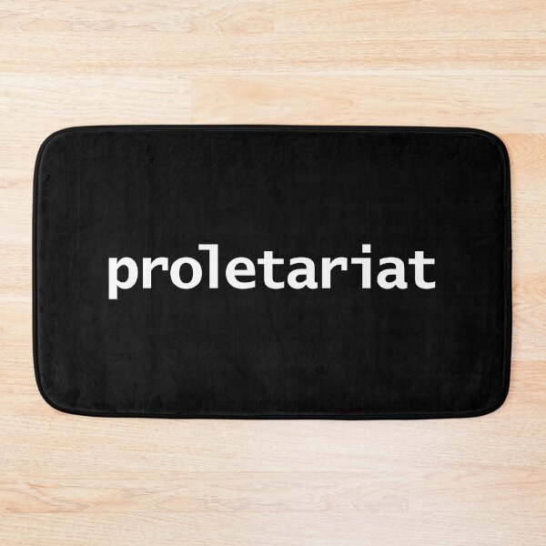 Item preview, Proletariat Typography White Text designed and sold by ellenhenry.