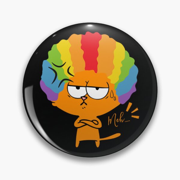 Item preview, Funny Cat With Wig Colorful designed and sold by BufFord71.