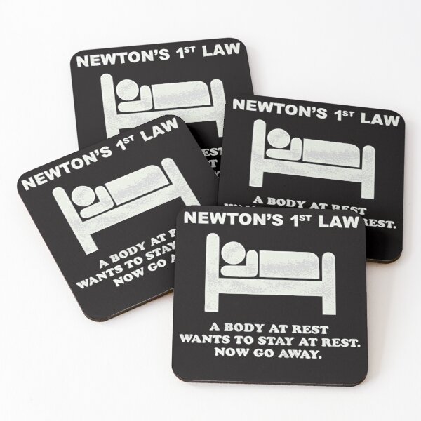 Item preview, Newton's law gift humor bed science designed and sold by Scelai.