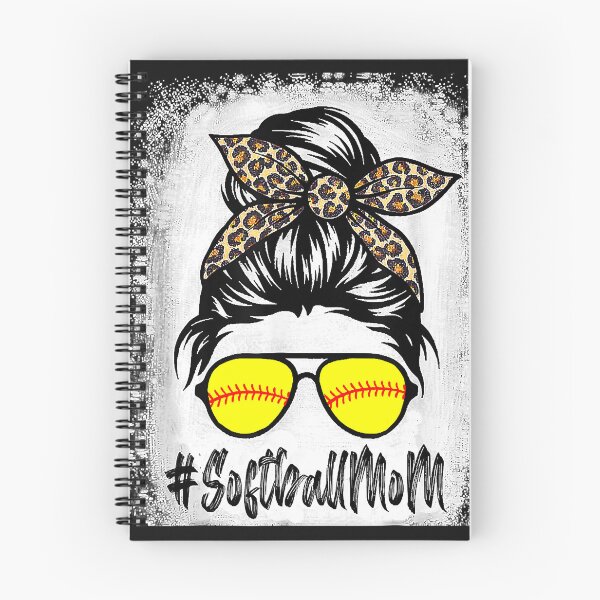 Item preview, Bleached Softball Mom Life con Leopard y Messy Bun Player designed and sold by zorinaabzs143.