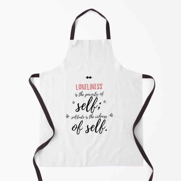 Item preview, Loneliness is the poverty of self; solitude is the richness of self.Alone Quote designed and sold by Quotes ⭐⭐⭐⭐⭐.