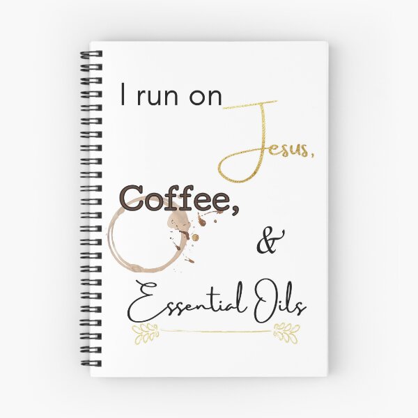Item preview, I Run On Jesus, Coffee, and Essential Oils designed and sold by CottageNaturals.