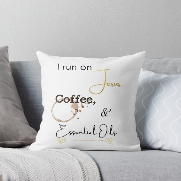 Item preview, I Run On Jesus, Coffee, and Essential Oils designed and sold by CottageNaturals.