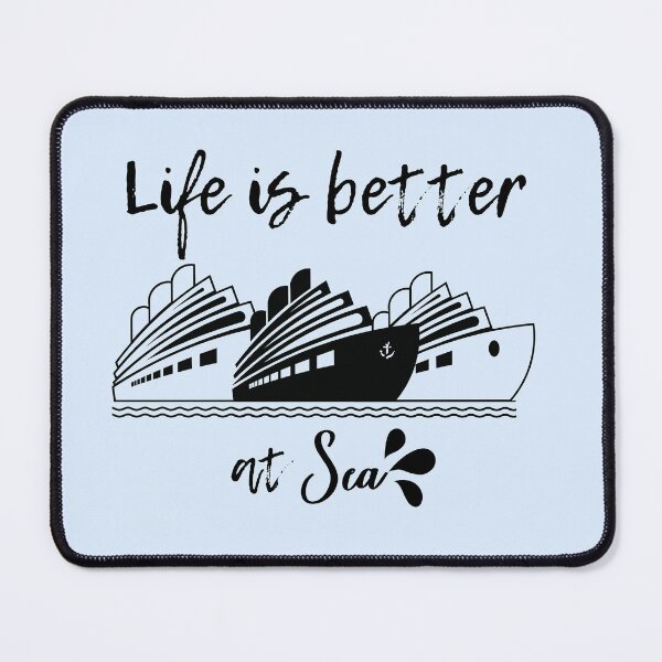 Item preview, Life Is Better At Sea designed and sold by BronikowskiART.