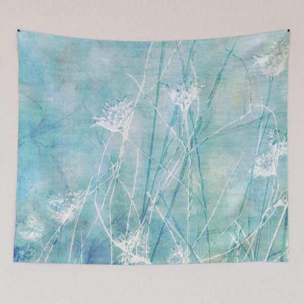 Item preview, Delicate Tangles in Ice Blue designed and sold by Susan Woolley.