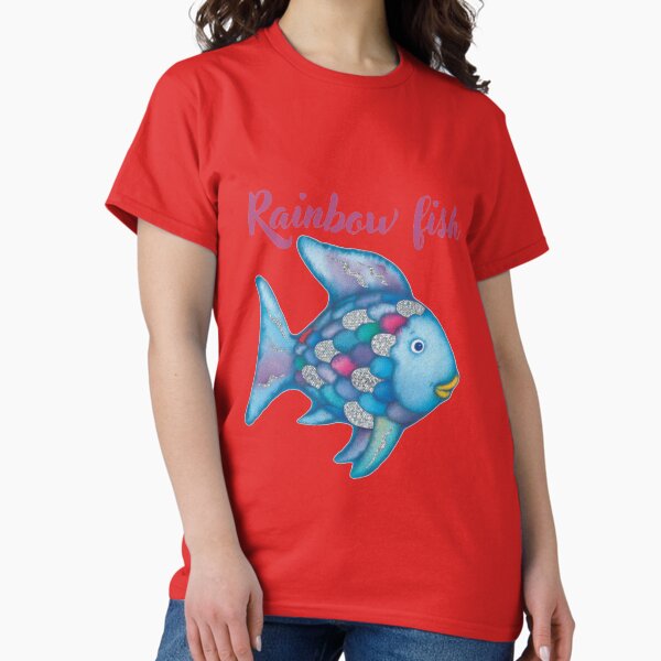 Item preview, Rainbow fish print for kids and adults 2022 designed and sold by MixShop10.