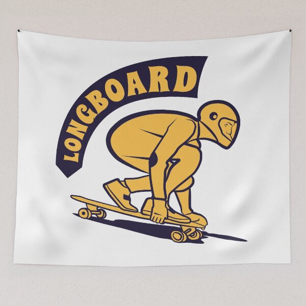 Item preview, Extreme sport Longboard print designed and sold by Mr Robobo.