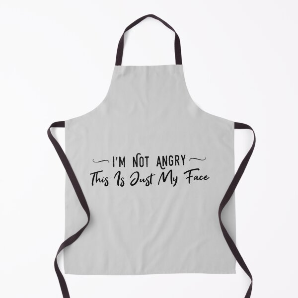 Item preview, Funny I'm Not Angry This Is Just My Face Vintage Retro designed and sold by Mer Yem.