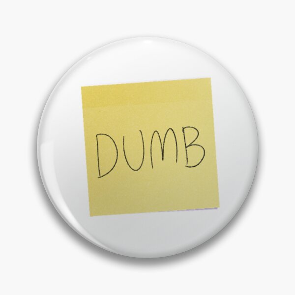 Item preview, DUMB Post-it designed and sold by magicalrenren.