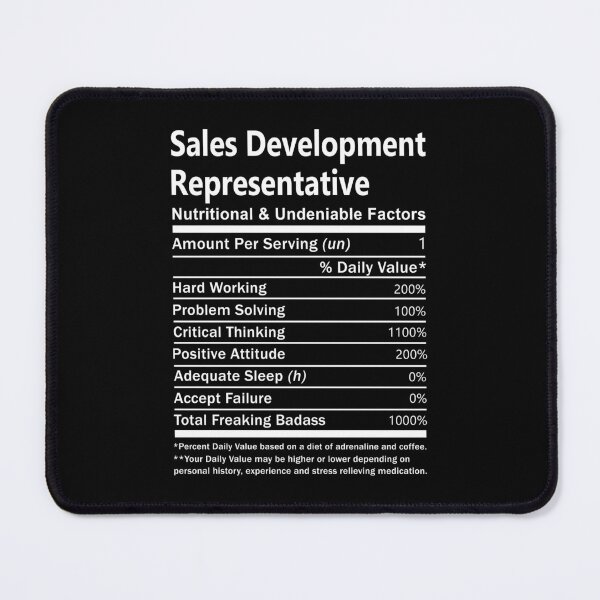 Item preview, Sales Development Representative T Shirt - Nutritional And Undeniable Factors Gift Item Tee designed and sold by miraschroe.
