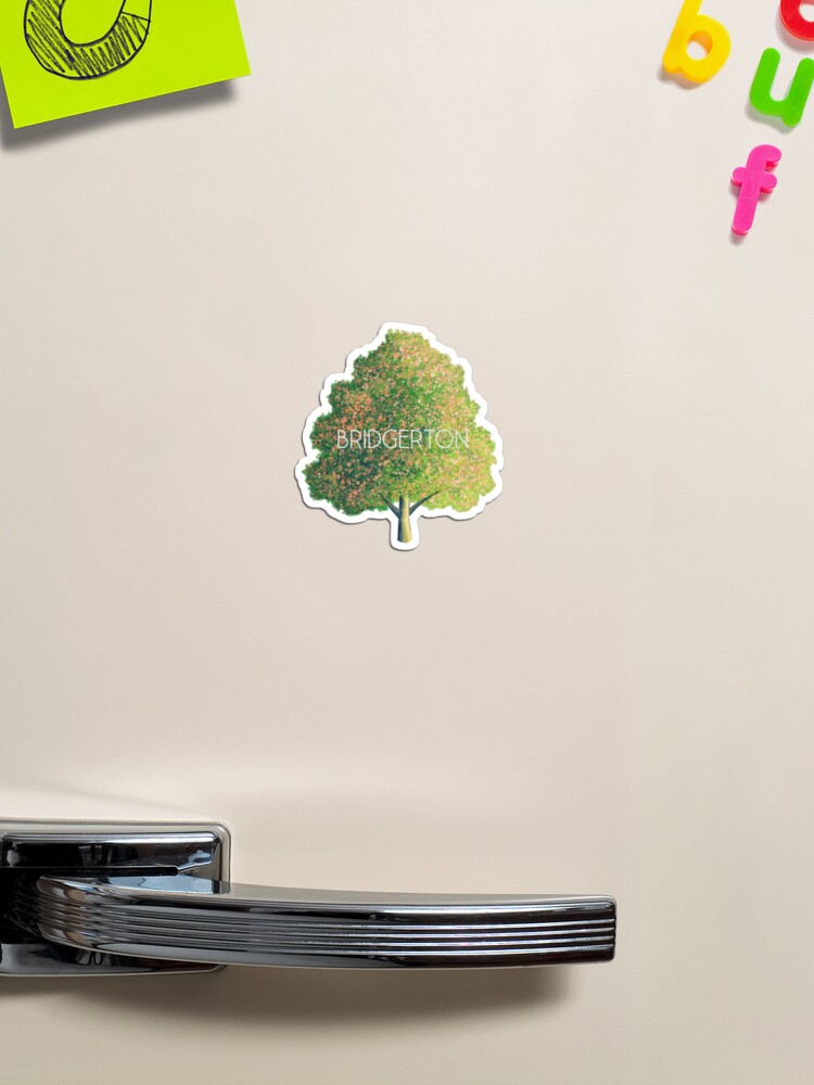 Aperçu 1 sur 3. Magnet avec l'œuvre Dessin de l'arbre de Bridgerton créée et vendue par laughingplace55.