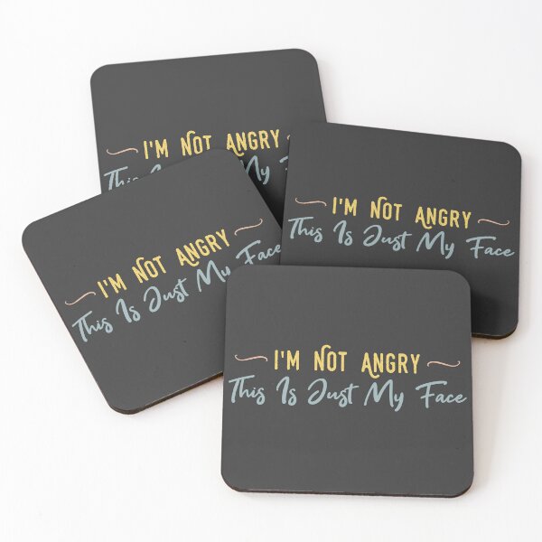 Item preview,  Funny I'm Not Angry This Is Just My Face Vintage Retro designed and sold by Mer Yem.