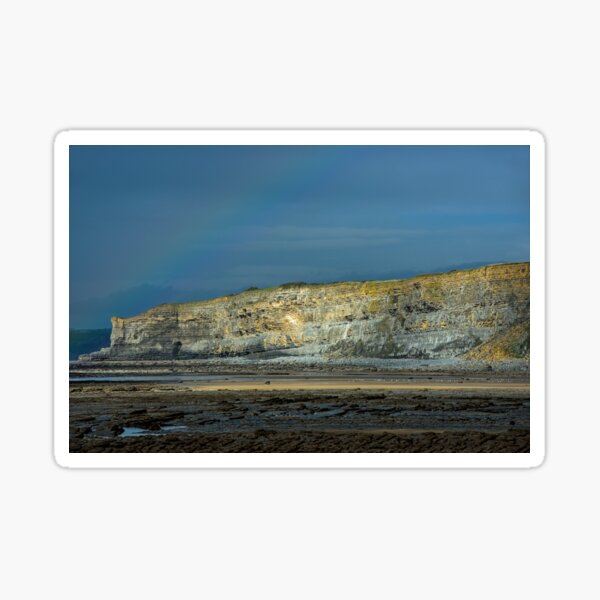 Cliffs on the Glamorgan Heritage Coast Sticker