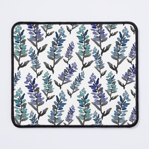 Item preview, Lavender Watercolor Florals - Blue Tones designed and sold by Lindsay Marie Patterns.