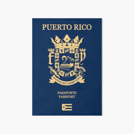 Artikel-Vorschau von Reisepass von Puerto Rico, designt und verkauft von Travellerz.