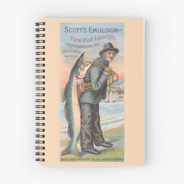 Item preview, Vintage Medicine Advertisement, Scott's Emulsion Cod Liver Oil, Norwegian Fisherman designed and sold by hjsmith.