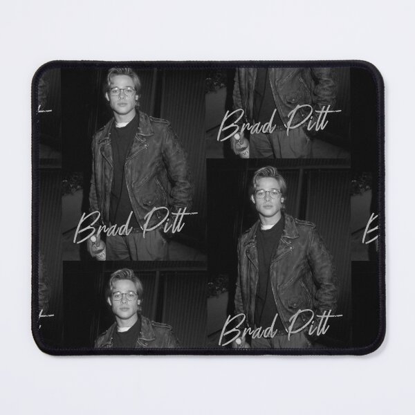 Item preview, Brad Pitt 90s young black and white poster designed and sold by livilll.