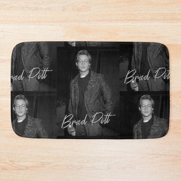 Item preview, Brad Pitt 90s young black and white poster designed and sold by livilll.