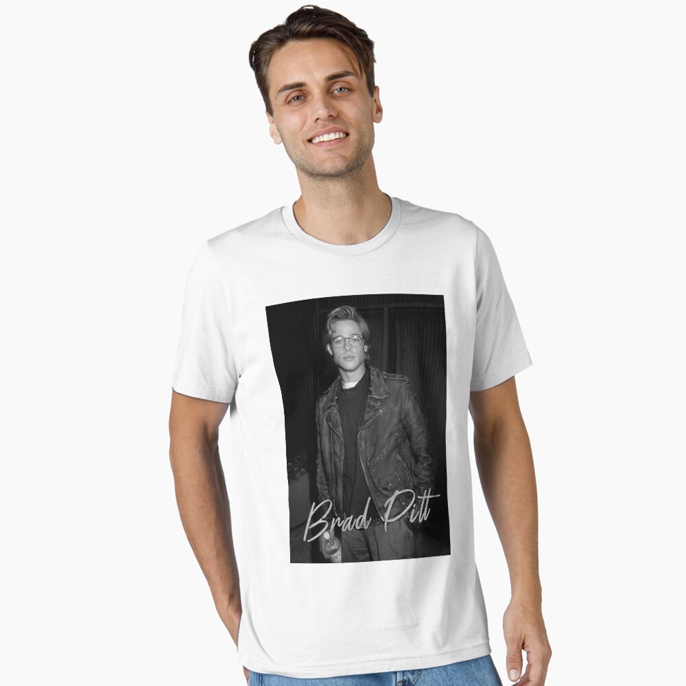 Camiseta esencial con la obra «Brad Pitt 90s joven poster en
