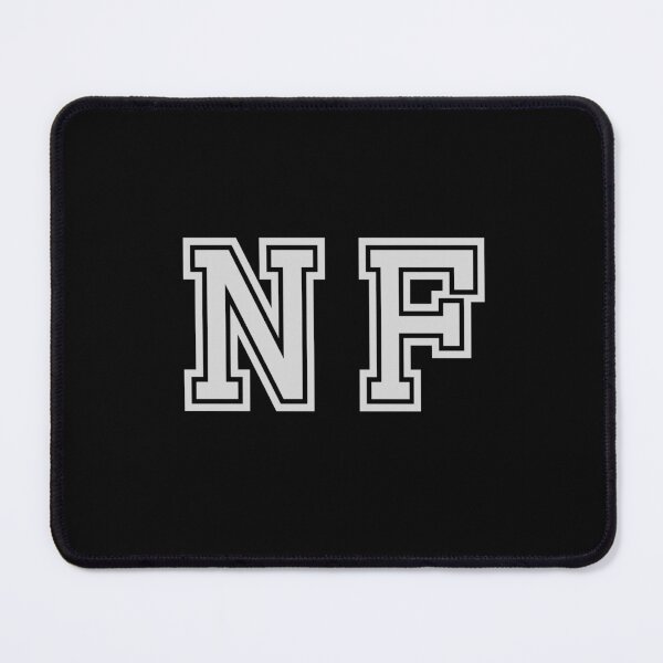 Item preview, N.F. Varsity Initials | Varsity Letters | Black And White | Personalised Gifts designed and sold by Avo And Sriracha.