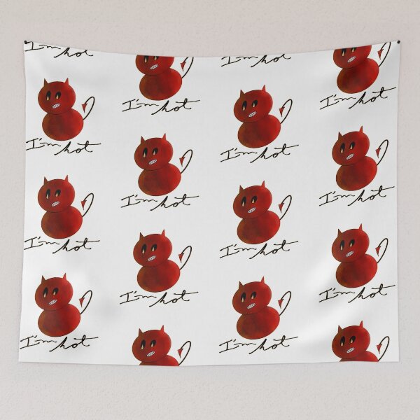Item preview, I'm hot, devil cartoon designed and sold by Meo Design.