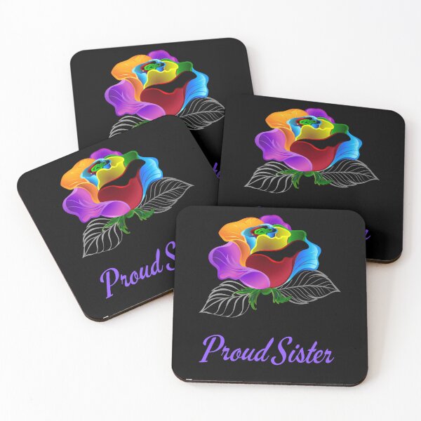 Item preview,  Autism Awareness~Rainbow Rose Proud Sister Design. designed and sold by ForscarlettPub.