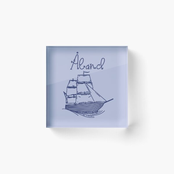 Item preview, Aland Baltic Sea island vacation with blue sailing ship designed and sold by Denis Rösler.