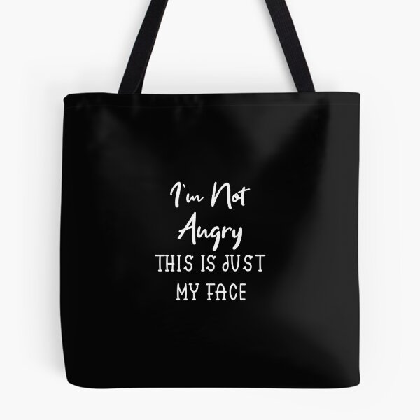 Item preview,  Funny I'm Not Angry This Is Just My Face Vintage Retro designed and sold by Mer Yem.