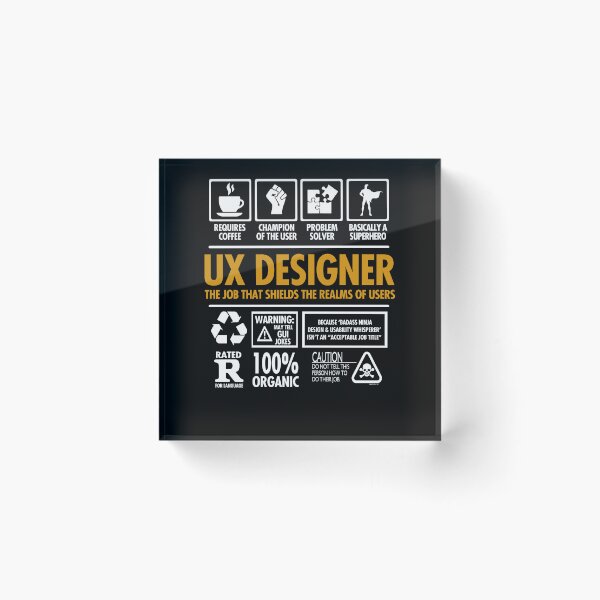 Item preview, UX Designer Funny Job designed and sold by Nerd Shizzle.