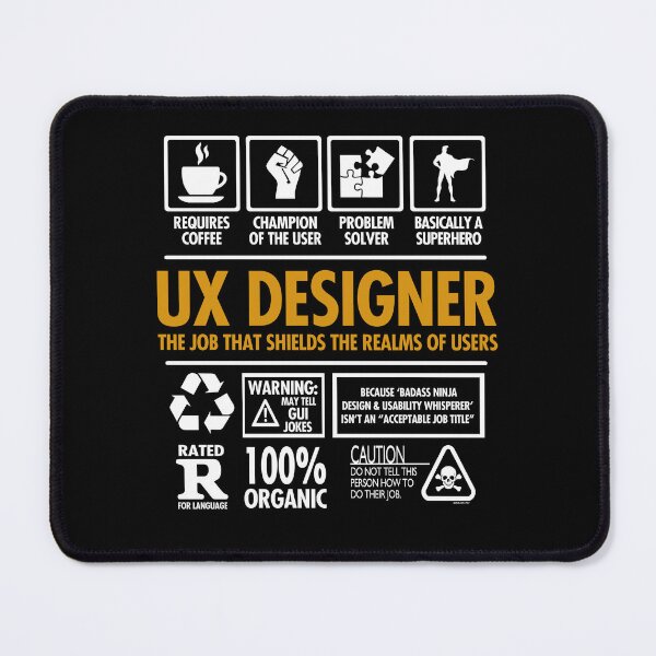 Item preview, UX Designer Funny Job designed and sold by Nerd Shizzle.