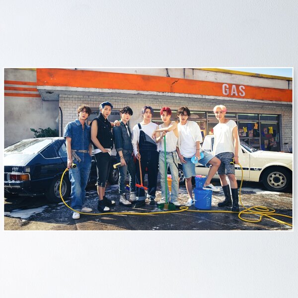 Item preview, BTS Butter All Members Car Wash 2 designed and sold by BTSgarden.
