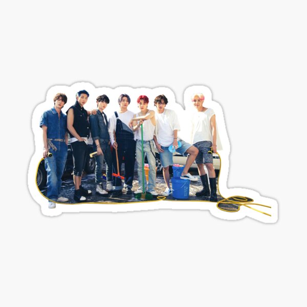 Artikel-Vorschau von BTS Butter Alle Mitglieder Autowäsche 2, designt und verkauft von BTSgarden.