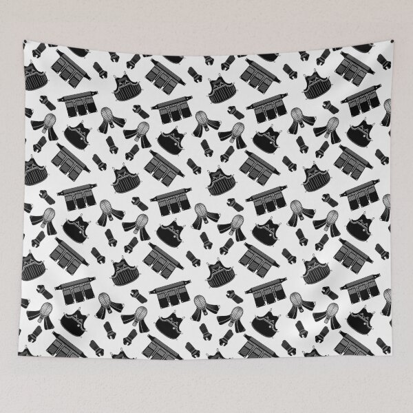 Item preview, Kendo Bogu Mosaic Pattern White & Black designed and sold by Mx3Designs.