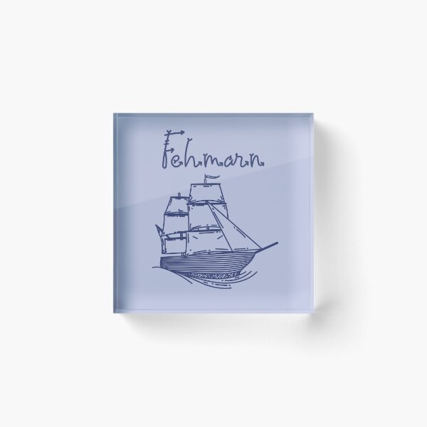Item preview, Fehmarn Baltic Sea island vacation with blue sailing ship designed and sold by Denis Rösler.