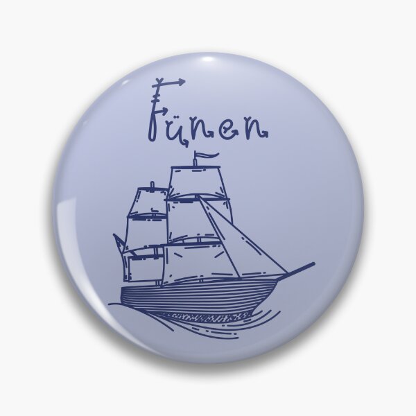 Item preview, Funen Baltic Sea island vacation with blue sailing ship designed and sold by Denis Rösler.