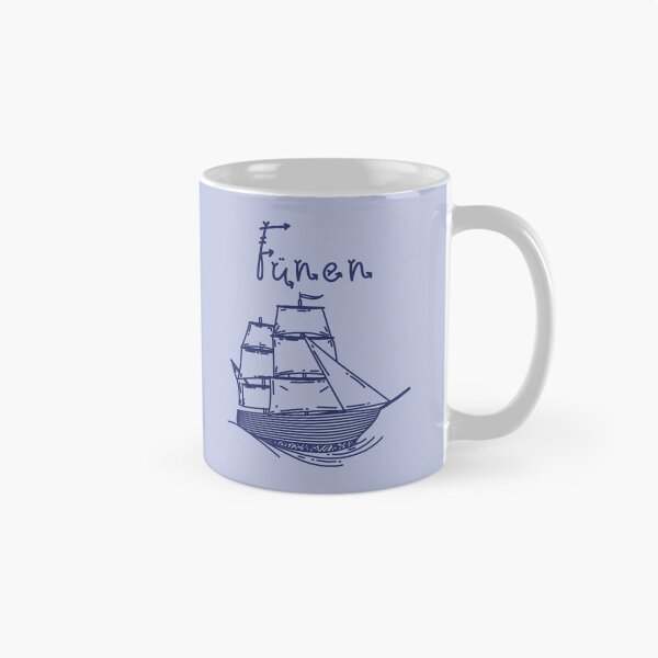 Item preview, Funen Baltic Sea island vacation with blue sailing ship designed and sold by Denis Rösler.