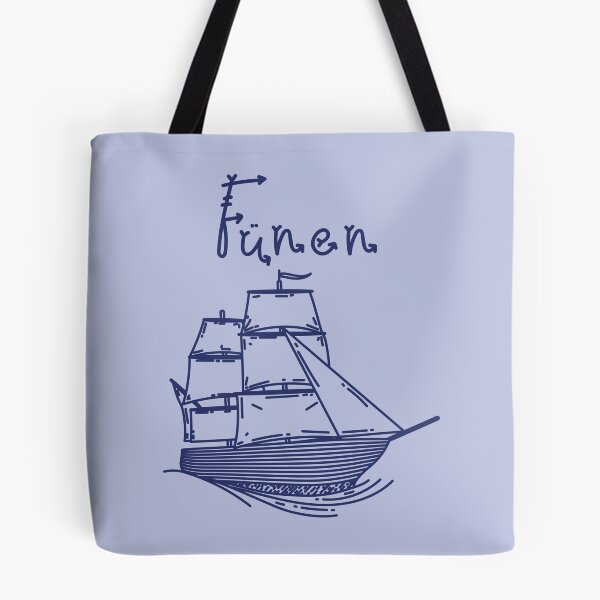 Item preview, Funen Baltic Sea island vacation with blue sailing ship designed and sold by Denis Rösler.